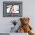 BELLA BUSTA Engraved Leather Picture Frame (5 x 7 Horizontal) - The Love Between Cousins Lasts Forever - Birthday,