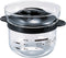 HARIO XRCN-2-B Glass Microwave Rice Pot, 1 to 2 Cups, For Microwaves,