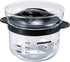 HARIO XRCN-2-B Glass Microwave Rice Pot, 1 to 2 Cups, For Microwaves,