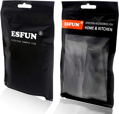 24 Pack ESFUN 3 inch Heavy Duty S Hooks, Black S Shaped Hanging Hooks for Kitchenware & More