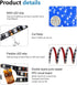 ALITOVE 16.4ft 5050 Blue LED Flexible Strip Ribbon Light Black PCB DC 12V 5M, Waterproof IP65