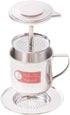 Vietnamese Coffee Filter Maker Press - Screw Down Phin, Authentic Made in Vietnam, Medium (8 oz)