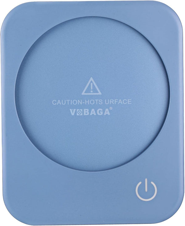 VOBAGA Coffee Mug Warmer, 4 Hours Auto Shut Off, Electric Beverage Warmer for Cocoa, Tea, Milk, Soup, Coffee Gifts, Sky