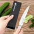 Restaurantware Sensei Knife Sleeve 6.5 x 2 Inch - 1 Knife Protector with Felt Lining, Black Plastic Blade Guard