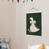 12x16 inch, LKETW Silly Goose Wall Art - Goose Nursery Decor Poster Hanger Frame Goose Gifts, Cute Goose Wall Art
