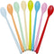Set of 8 Colorful Melamine Mixing Spoons, Long Espresso Spoons for Coffee and Dessert, 8.8-Inch