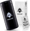 KOZO Black Glass Airtight Storage Jar with UV Protection, Humidity Pack, Large 2 oz Size (1000ml) for Spices and Herbs