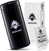 KOZO Black Glass Airtight Storage Jar with UV Protection, Humidity Pack, Large 2 oz Size (1000ml) for Spices and Herbs