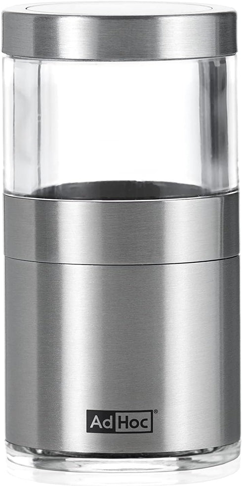 AdHoc Voyage Spice Mill - Stainless Steel Spice & Herbs Gadget -