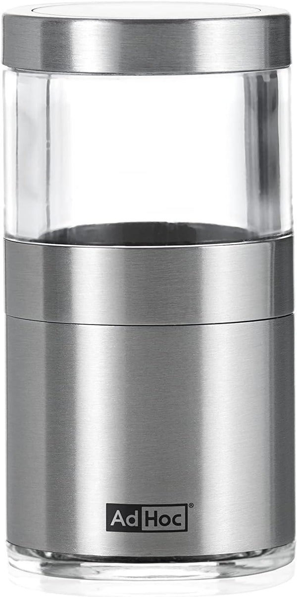 AdHoc Voyage Spice Mill - Stainless Steel Spice & Herbs Gadget -