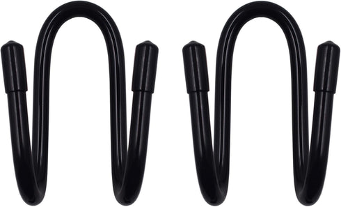 YYST Chain Link Fence Hangers for Link Fence, Holds Poles, Brushes, Leaf Rakes, Up to 2 Pounds (2)