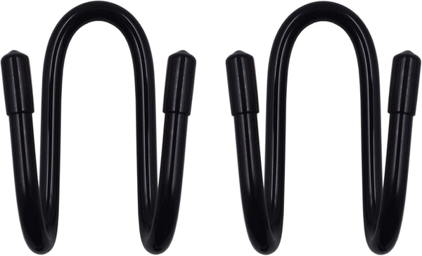 YYST Chain Link Fence Hangers for Link Fence, Holds Poles, Brushes, Leaf Rakes, Up to 2 Pounds (2)
