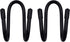 YYST Chain Link Fence Hangers for Link Fence, Holds Poles, Brushes, Leaf Rakes, Up to 2 Pounds (2)