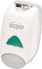 GOJO 515006 Liquid Foaming Soap Dispenser - 1250mL, Gray/White, 6 1/8w x 5 1/8d x 10 1/2h