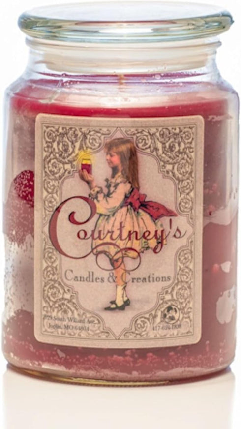 Muscadine Courtneys Candles Maximum Scented Large Jar Candle, 26oz