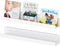 Carmanon Magnetic Book Shelf for Whiteboard, Reusable Acrylic Book Display Shelf with