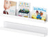 Carmanon Magnetic Book Shelf for Whiteboard, Reusable Acrylic Book Display Shelf with