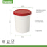 1 Frozen Tovolo Quart Ice Cream Containers with Lid for Homemade Ice Cream Toppings Supplies, Air Tight Silicone Lid