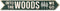 Into the Woods Arrow Wood Wall Decor - Rustic Wall Art for Cabin, Lodge, or Man Cave