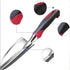 Yellow Gardening Shovel, Digging Trowel for Lawn Planting, Alloy Spade with Rubber Handle