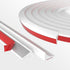 78 Inch Collapsible Shower Threshold Water Dam Barrier, Self Adhesive Silicone Splash Guard
