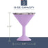 ORCA Tini 13oz Stainless Steel Martini Glass - Temperature Insulated Tumbler for Outdoor Parties