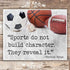 Sports Quotes Wall Art Print - Unframed 8x10 | Motivational Quotes for Baseball, Basketball, Football, Soccer