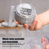 Portable Manual Hand Nut Chopper for All Nuts Walnut Pecans, Hand Crank Nut Grinder in Grey
