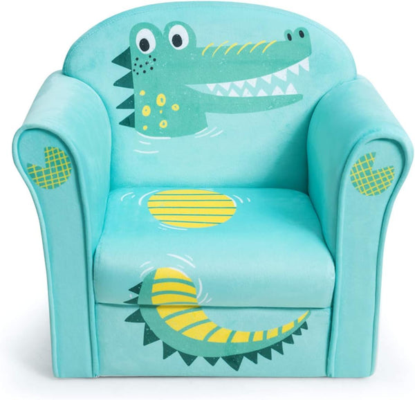 Costzon Kids Couch, Children's Sofa Armrest Chair with Pattern, Toddler Furniture w/Sturdy