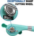 PAKITNER Manual Can Opener, Ergonomic Smooth Edge, Food Grade Stainless Steel, Handheld Side Cut, Green for Home &