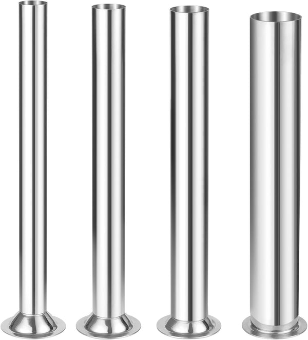 GKAKITSP 4 Sizes Stainless Steel Sausage Stuffing Tubes Replacement for LEM 606,606SS,1606,1606SS Sausage