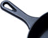 Pre-Seasoned 10 Inch Cast Iron Skillet, Deep Frying Pan with Two Silicone Handles for Stovetop, Induction, Oven