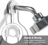 Chrome Shower Caddy Organizer with Hooks - Overhead Bathroom Rack