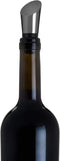 Viski Heavyweight Bottle Stopper, Wine Bottle Stopper, Wine Preserver for Red and White Wines, Gunmetal with Silicone Seal, Set of 1 by Viski