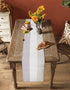 Geometric Table Runner 18x72inch, Ethnic Stripes Modern Art Linen Burlap Non-Slip Heat Resistant Cloth for Home Decor