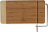 Home-X Bamboo Cheese Cutting Board with Stainless Steel Wire Slicer, Ultimate Two-In-One Kitchenware