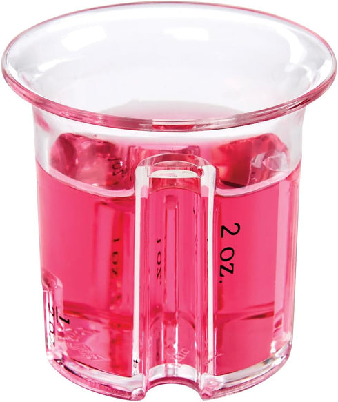HIC Kitchen E-Z 4-Step Multi Measure Bar Cocktail Jigger, Set of 2, 0.5-Ounce to 2-Ounces