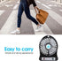 CCYLEZ Mini Table Fan - 3 Speed Adjustable USB Rechargeable Fan for Baby Bed, Car Seats, Summer Gift (Black)