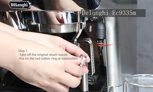 Steam Nozzle Tip for Delonghi Stilosa EC260, Replacement Wand Tip for Delonghi Steamer Upgrade