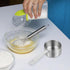Amosfun Stainless Steel Saucepan, Butter Melting Pot with Dual Spouts and Long Handle, 60ml