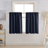 PANELSBURG Bunk Bed Curtains for Bottom, Navy Blue Blackout Short Kids Curtains, 36 Inch Length
