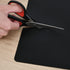 Large Thick Silicone Counter Mat 23.4" by 15.6", Heat Resistant Mat for Kitchen Table/Countertop Protector, Black