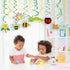 30Ct Spring Summer Insects Hanging Swirl Decorations, Themed Birthday Party Supplies