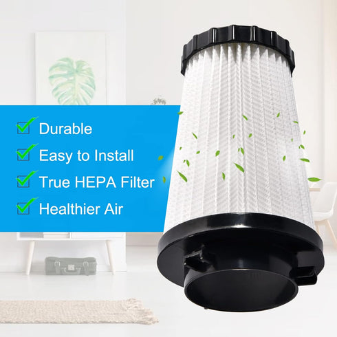 4Pcs Replacement HEPA Vacuum Filter | Compatible with Dirt Devil F2 Part #3SFA11500X