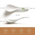 Soup Spoons,5.5" Asian Soup Spoons Set of 6, Ceramic Chinese Soup Spoons White Ceramic Dessert Spoons Rice Spoon for Ramen Pho Wonton Dumpling Miso,Dishwasher & Oven Safe