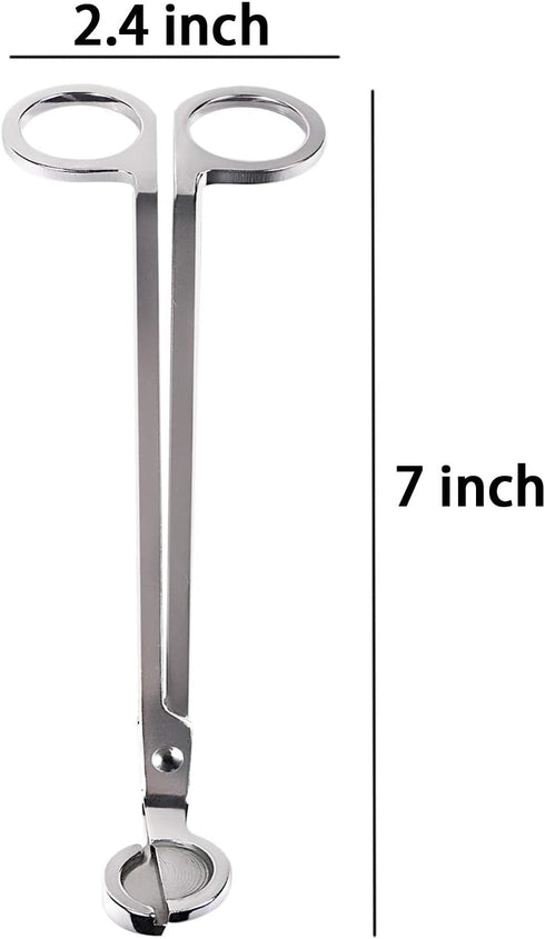 EVERMARKET Candle Wick Trimmer, Polished Stainless Steel Wick Clipper for Cleaner Burn, Prevent Soot Buildup