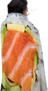 kerscton 71 Inches Sushi Blanket Giant Food Blankets Funny Soft Sushi Blankets Adult Size Flannel Gift for Teens Boys