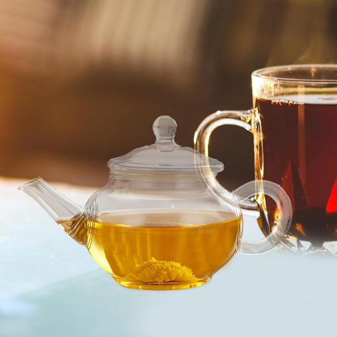 Mini Teapot, Mini Coffee Pot, Loose Leaf Glass Tea Maker, Household Kettle for Restaurant Tearoom Supply