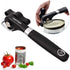 PAKITNER Safe Cut Can Opener - Smooth Edge, Handheld Easy Turn Knob, Ergonomic Stainless Steel Cutting Tool