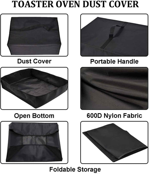 Heavy Duty Toaster Oven Cover, Heat-Resistant Waterproof Case Compatible with BLACK+DECKER Crisp 'N Bake Air Fryer